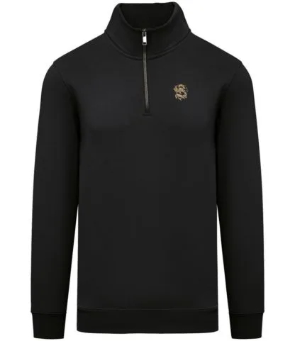 Golden Retriever Clothing Gifts Embroidered Unisex Eco-Friendly 1/4 Zip High Neck Heavyweight Sweatshirt From The House Of Dog. - Image 9