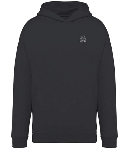 Cockapoo Clothing Gifts Embroidered Unisex Eco-Friendly Super Heavyweight Hooded Sweatshirt From The House Of Dog. - Image 6
