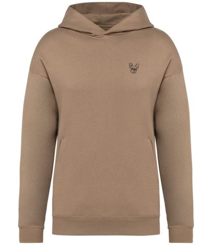 French Bulldog Frenchie Clothing Gifts Embroidered Unisex Eco-Friendly Super Heavyweight Hooded Sweatshirt From The House Of Dog. - Image 8