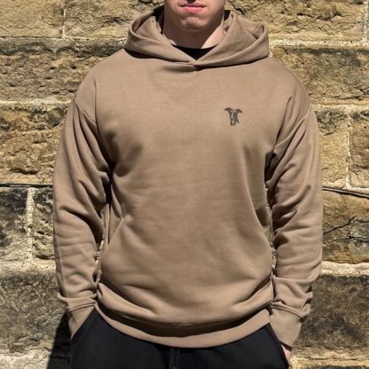 Whippet Italian Greyhound Clothing Gifts Embroidered Unisex Eco-Friendly Super Heavyweight Hooded Sweatshirt From The House Of Dog. - Image 4
