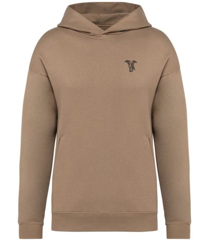 Whippet Italian Greyhound Clothing Gifts Embroidered Unisex Eco-Friendly Super Heavyweight Hooded Sweatshirt From The House Of Dog. - Image 7