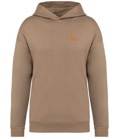 Hungarian Vizsla Clothing Gifts Embroidered Unisex Eco-Friendly Super Heavyweight Hooded Sweatshirt From The House Of Dog. - Image 3