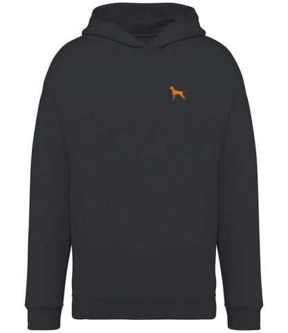 Hungarian Vizsla Clothing Gifts Embroidered Unisex Eco-Friendly Super Heavyweight Hooded Sweatshirt From The House Of Dog. - Image 4