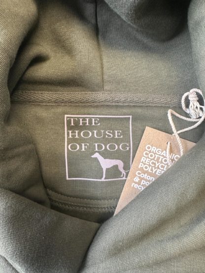 Greyhound Lurcher Sighthound Clothing Gifts Embroidered Unisex Eco-Friendly Super Heavyweight Hooded Sweatshirt From The House Of Dog. - Image 10