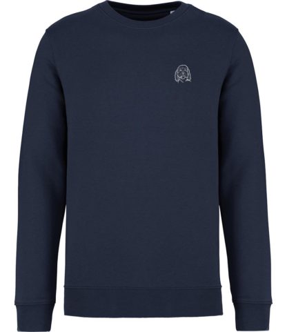 Cockapoo Owner Gift Embroidered Fashion Quality Heavyweight Organic Cotton Sweatshirt From The House Of Dog. - Image 3