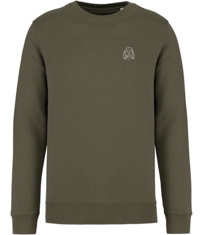 Cockapoo Owner Gift Embroidered Fashion Quality Heavyweight Organic Cotton Sweatshirt From The House Of Dog. - Image 4