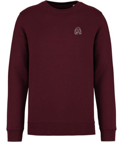 Cockapoo Owner Gift Embroidered Fashion Quality Heavyweight Organic Cotton Sweatshirt From The House Of Dog. - Image 6