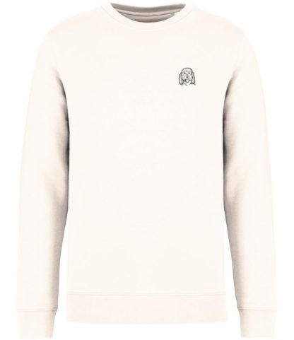 Cockapoo Owner Gift Embroidered Fashion Quality Heavyweight Organic Cotton Sweatshirt From The House Of Dog. - Image 7