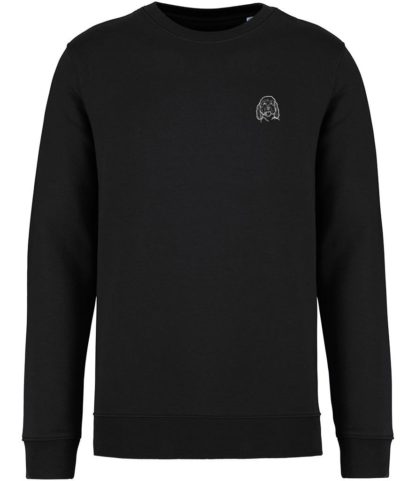 Cockapoo Owner Gift Embroidered Fashion Quality Heavyweight Organic Cotton Sweatshirt From The House Of Dog. - Image 8