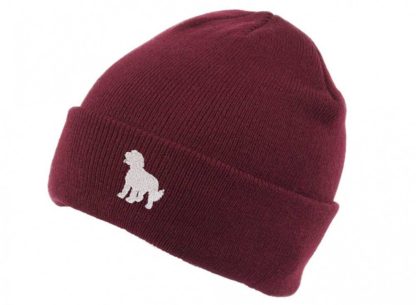 Cockapoo Owner Gifts, Unisex Beanie Ski Hat With Embroidered Design From The House Of Dog. - Image 4