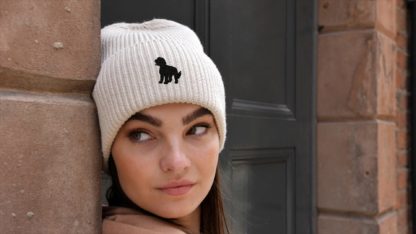 Cockapoo Owner Clothing Gifts.  Oversized Cuffed Beanie Ski Hat From The House Of Dog.