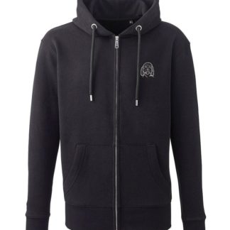 Cockapoo hoody clothing gifts embroidered unisex organic full zip hoodie.