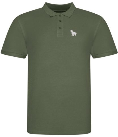 Cockapoo Silhouette Clothing Gift Embroidered Polo Shirt, From The House Of Dog. - Image 5