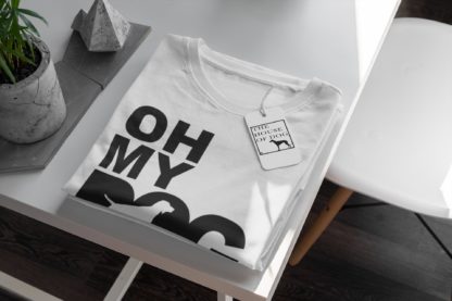 Oh My Dog! German Pointer Owner Clothing Gifts Printed Heavyweight Organic Cotton T-shirt Gift From The House Of Dog. - Image 2