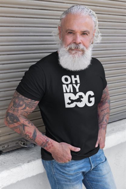 Poodle Owner Clothing Gifts Printed Heavyweight Organic Cotton T-shirt Gift From The House Of Dog. - Image 6