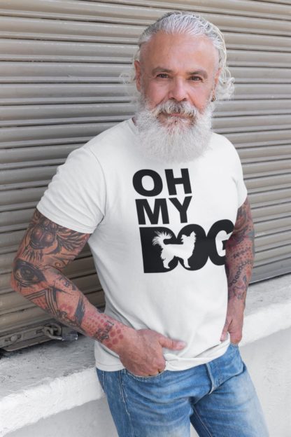 Chihuahua Owner Clothing Gift Printed Heavyweight Organic Cotton T-shirt Gift From The House Of Dog.
