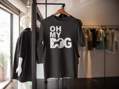 Oh My Dog! Boxer Owner Clothing Gift Printed Heavyweight Organic Cotton T-shirt Gift From The House Of Dog. - Image 2