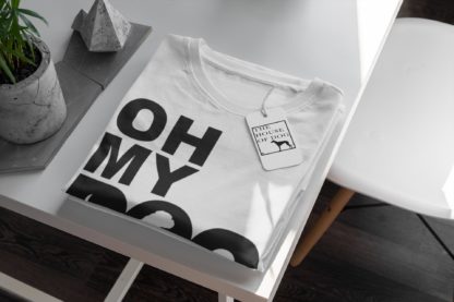 Oh My Dog! Boxer Owner Clothing Gift Printed Heavyweight Organic Cotton T-shirt Gift From The House Of Dog. - Image 7