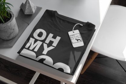 Oh My Dog! Bernese Mountain Dog Owner Clothing Gift Printed Heavyweight Organic Cotton T-shirt Gift From The House Of Dog. - Image 6