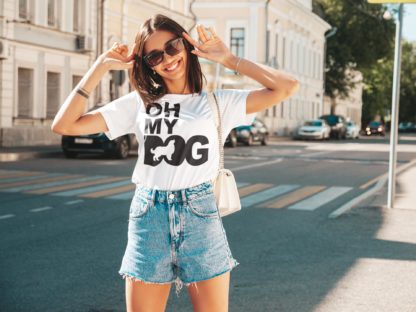 Oh My Dog! Bernese Mountain Dog Owner Clothing Gift Printed Heavyweight Organic Cotton T-shirt Gift From The House Of Dog. - Image 8