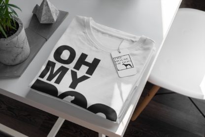 Oh My Dog! Bernese Mountain Dog Owner Clothing Gift Printed Heavyweight Organic Cotton T-shirt Gift From The House Of Dog. - Image 10