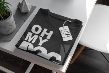 Oh My Dog! Beagle Owner Clothing Gift Printed Heavyweight Organic Cotton T-shirt Gift From The House Of Dog. - Image 8