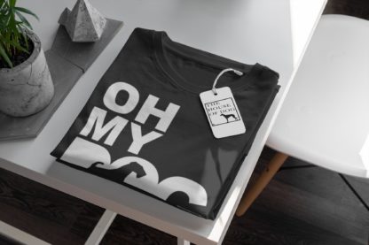 Oh My Dog Airedale Terrier Owner Clothing Gift Printed Heavyweight Organic Cotton T-shirt Gift From The House Of Dog. - Image 7