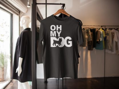 Oh My Dog. Yorkshire Terrier Yorkie Owner Clothing Gifts. Printed Heavyweight Organic Cotton T-Shirt  from The House Of Dog. - Image 2