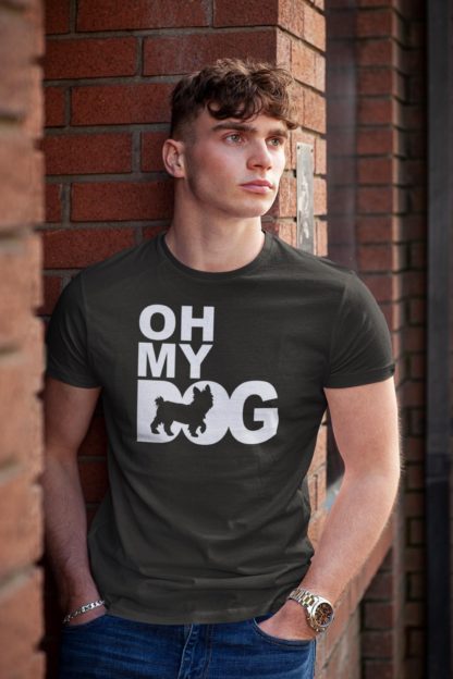 Oh My Dog. Yorkshire Terrier Yorkie Owner Clothing Gifts. Printed Heavyweight Organic Cotton T-Shirt  from The House Of Dog. - Image 3
