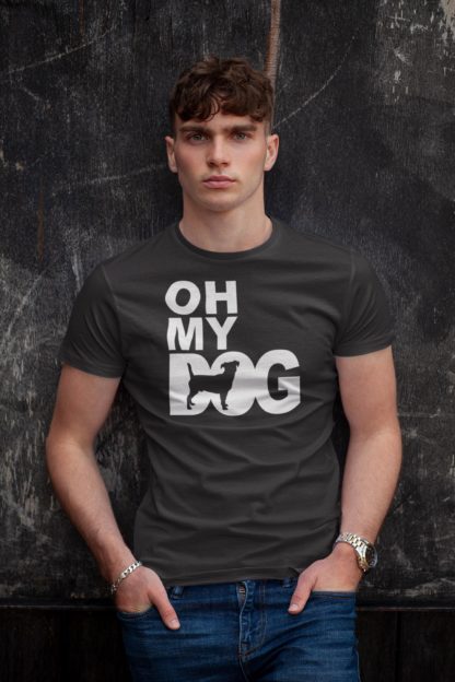 Oh My Dog! Jack Russell Terrier Owner Clothing Gifts. Printed Heavyweight Organic Cotton T-Shirt  from The House Of Dog.