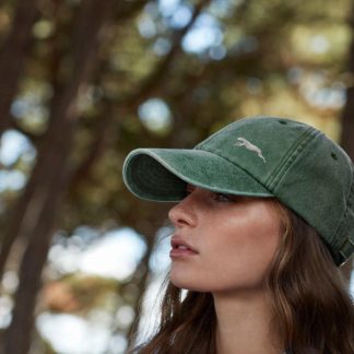 Greyhound, lurcher, sighthound owner gift, vintage heavyweight cotton unstructured 6 panel baseball cap.
