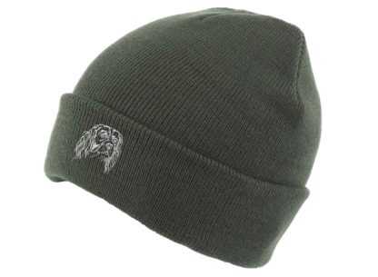 English Springer Spaniel Owner Gifts, Unisex Beanie Ski Hat With Embroidered Design From The House Of Dog. - Image 8