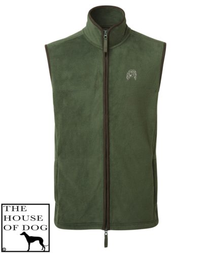 English Springer Spaniel Owner Clothing Gifts Embroidered Fleece Gilet From The House Of Dog. - Image 5