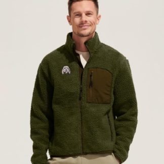 Cockapoo owner gift clothing gifts embroidered unisex heavyweight sherpa fleece jacket.