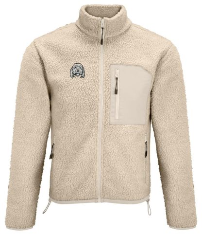 Cockapoo owner gift clothing gifts embroidered unisex heavyweight sherpa fleece jacket. - Image 4