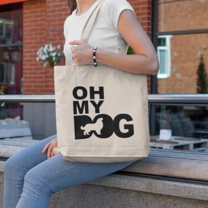 The House Of Dog Bernese Mountain Dog Owner Gift: Premium Cotton Tote Bag. Heavyweight 100% Cotton