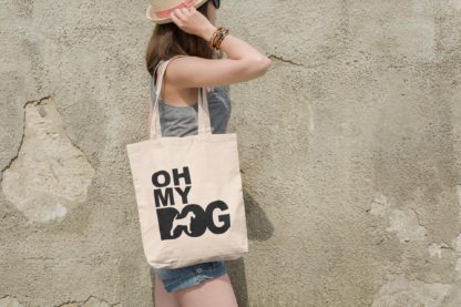 The House Of Dog Irish Terrier Owner Gift: Premium Cotton Tote Bag. Heavyweight 100% Cotton - Image 4