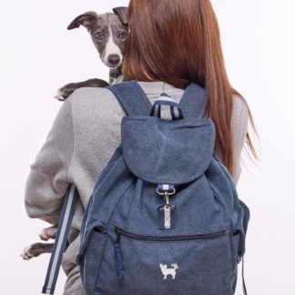Chihuahua  Embroidered Vintage Retro Style Canvas Back Pack. A Unique Product From The House Of Dog.