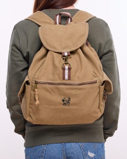 Border Terrier Embroidered Vintage Retro Style Canvas Back Pack. A Unique Product From The House Of Dog. - Image 4