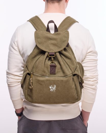 Border Terrier Embroidered Vintage Retro Style Canvas Back Pack. A Unique Product From The House Of Dog. - Image 5