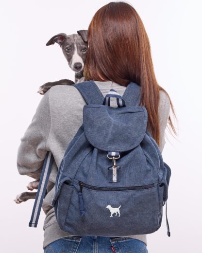 Border Terrier Embroidered Vintage Retro Style Canvas Back Pack. A Unique Product From The House Of Dog. - Image 4