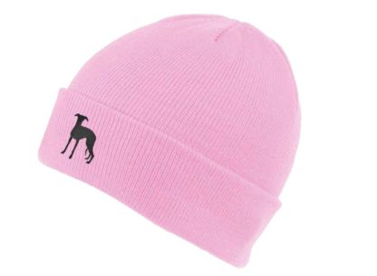 Whippet Owner Gifts, Unisex Beanie Ski Hat With Embroidered Design From The House Of Dog. - Image 3