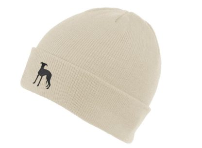 Whippet Owner Gifts, Unisex Beanie Ski Hat With Embroidered Design From The House Of Dog. - Image 4
