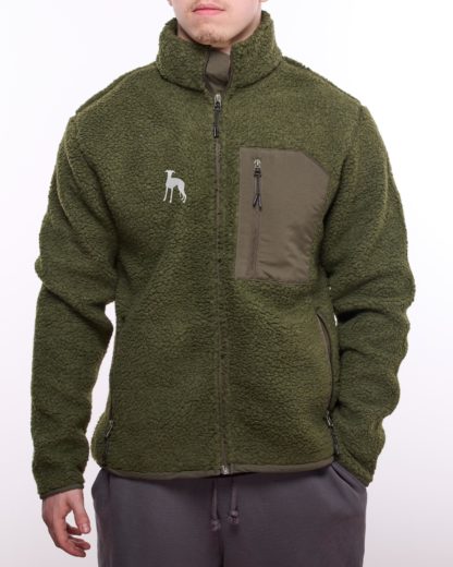 Whippet owner gift clothing gifts embroidered unisex heavyweight sherpa fleece jacket. - Image 4