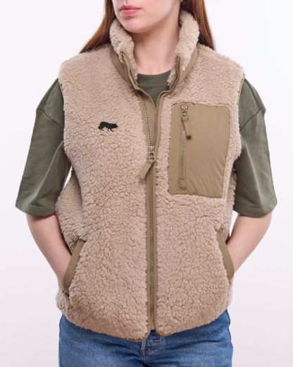 Border Collie Owner Gifts Embroidered Unisex Eco-Friendly Sherpa Fleece Body Warmer Gilet. - Image 10