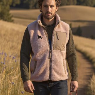 Cocker Spaniel Owner Gifts Embroidered Unisex Eco-Friendly Sherpa Fleece Body Warmer Gilet.