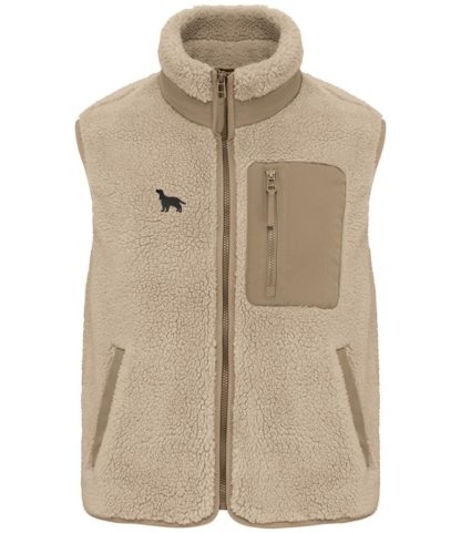 Cocker Spaniel Owner Gifts Embroidered Unisex Eco-Friendly Sherpa Fleece Body Warmer Gilet. - Image 6