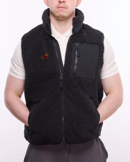 Dachshund Sausage Dog Owner Gifts Embroidered Unisex Eco-Friendly Sherpa Fleece Body Warmer Gilet. - Image 7