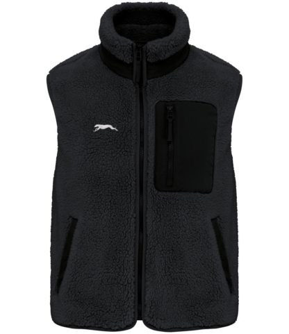 Greyhound Lurcher Owner Gifts Embroidered Unisex Eco-Friendly Sherpa Fleece Body Warmer Gilet. - Image 5