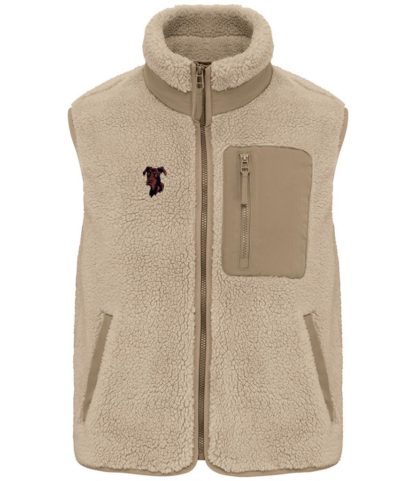 Dobermann Owner Gifts Embroidered Unisex Eco-Friendly Sherpa Fleece Body Warmer Gilet. - Image 6